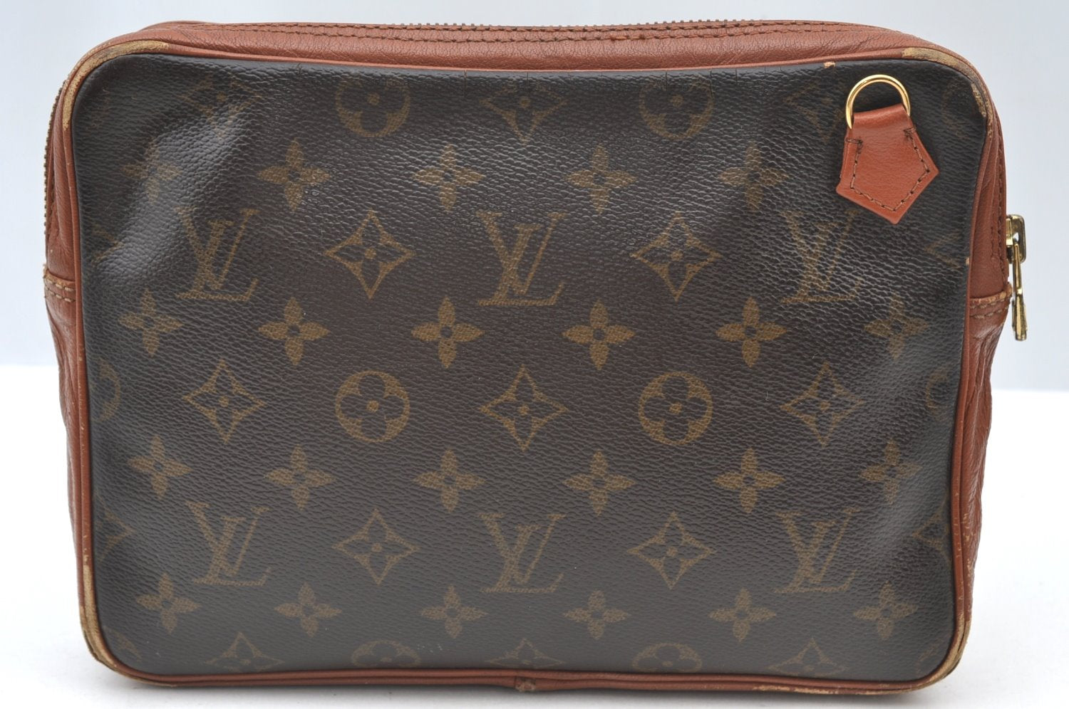 Authentic Louis Vuitton Monogram 2Way Shoulder Clutch Bag Old Model LV K8380