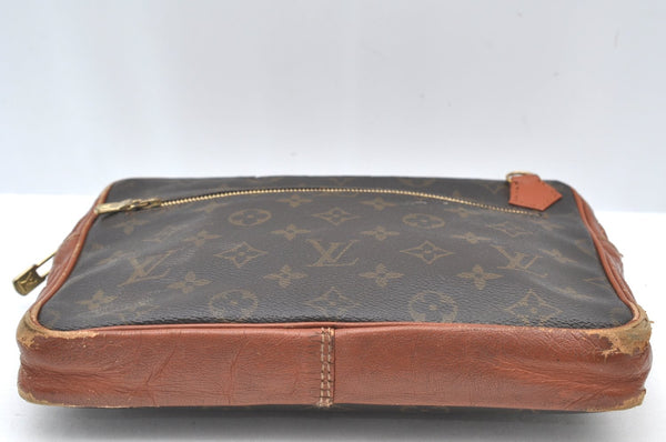 Authentic Louis Vuitton Monogram 2Way Shoulder Clutch Bag Old Model LV K8380