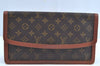 Authentic Louis Vuitton Monogram Pochette Dame GM M51810 Clutch Hand Bag K8381
