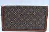 Authentic Louis Vuitton Monogram Pochette Dame GM M51810 Clutch Hand Bag K8381