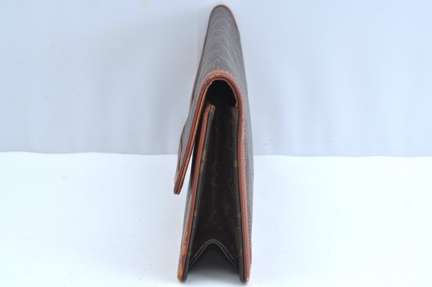 Authentic Louis Vuitton Monogram Pochette Dame GM M51810 Clutch Hand Bag K8381