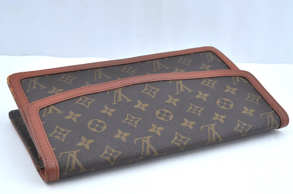 Authentic Louis Vuitton Monogram Pochette Dame GM M51810 Clutch Hand Bag K8381