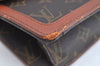 Authentic Louis Vuitton Monogram Pochette Dame GM M51810 Clutch Hand Bag K8381