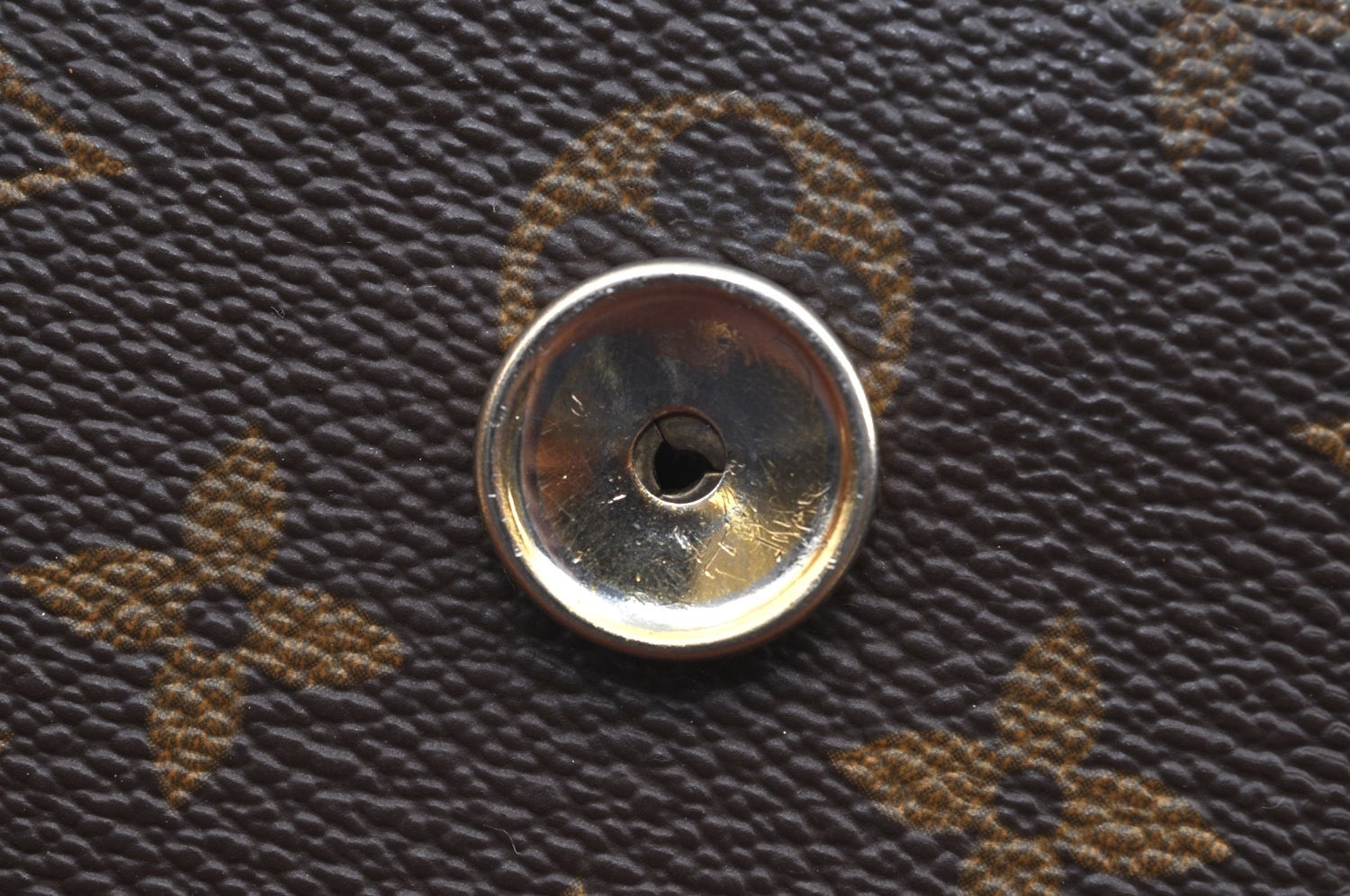 Authentic Louis Vuitton Monogram Pochette Dame GM M51810 Clutch Hand Bag K8381