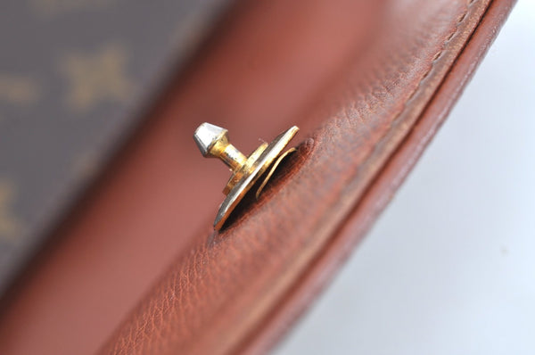 Authentic Louis Vuitton Monogram Pochette Dame GM M51810 Clutch Hand Bag K8381