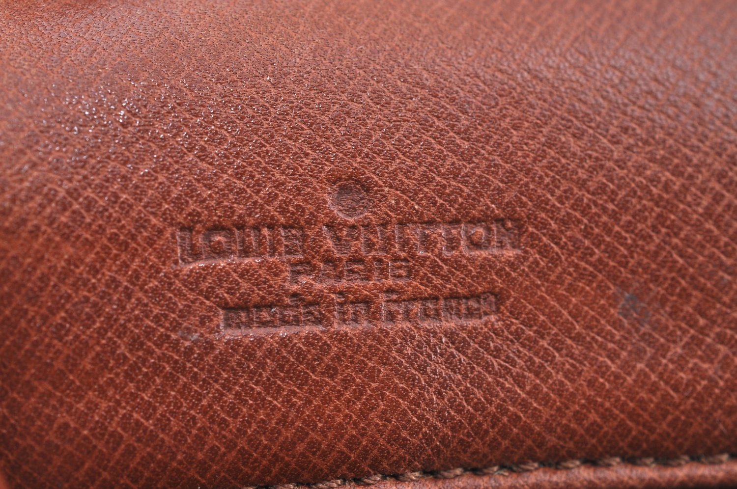 Authentic Louis Vuitton Monogram Pochette Dame GM M51810 Clutch Hand Bag K8381