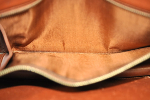 Authentic Louis Vuitton Monogram Pochette Dame GM M51810 Clutch Hand Bag K8381