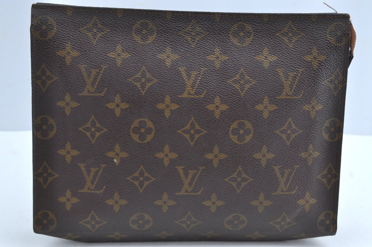 Auth Louis Vuitton Monogram Poche Toilette 26 Cosmetics Pouch Old Model LV K8382
