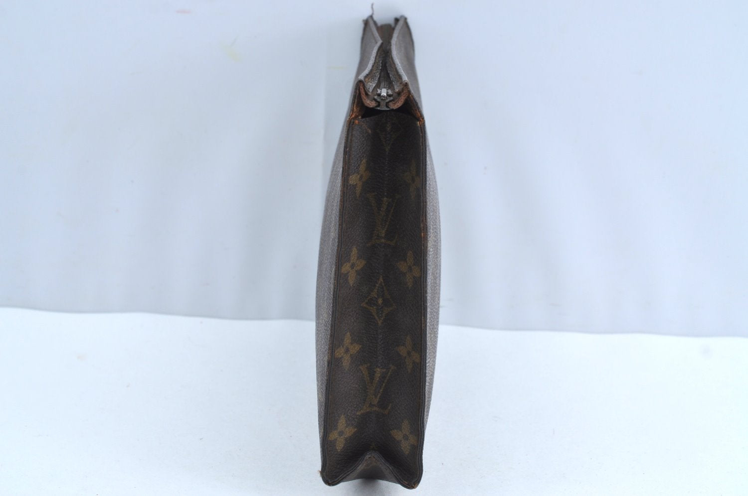 Auth Louis Vuitton Monogram Poche Toilette 26 Cosmetics Pouch Old Model LV K8382