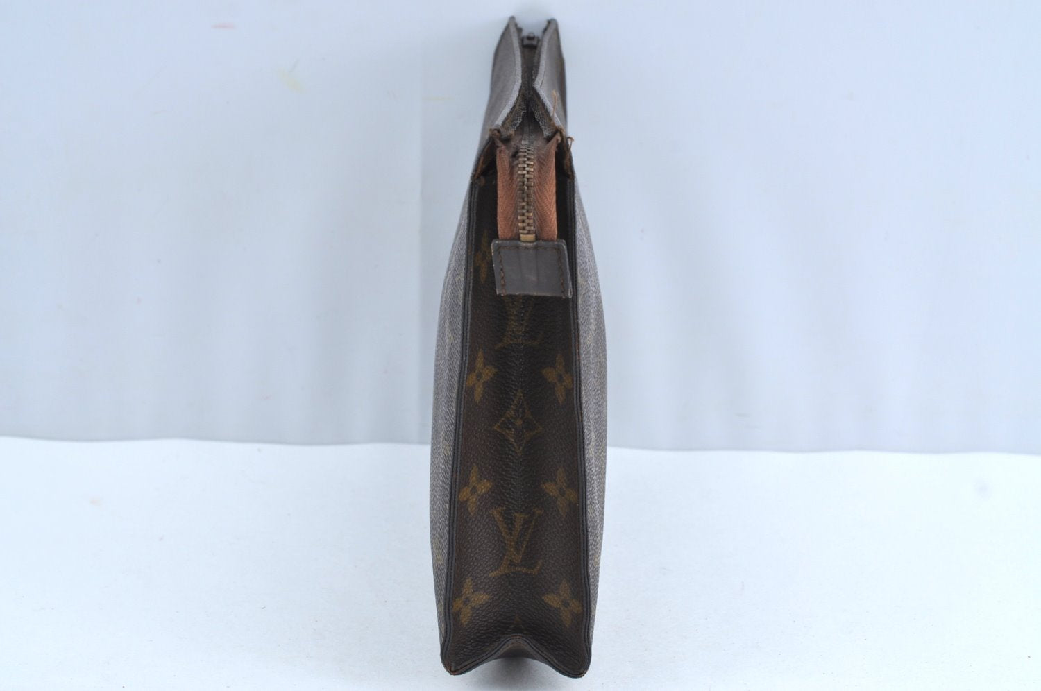 Auth Louis Vuitton Monogram Poche Toilette 26 Cosmetics Pouch Old Model LV K8382