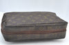 Auth Louis Vuitton Monogram Trousse Toilette 28 Clutch Hand Bag Old Model K8383