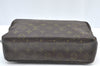 Auth Louis Vuitton Monogram Trousse Toilette 28 Clutch Hand Bag Old Model K8383