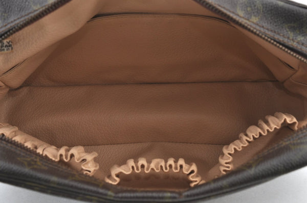 Auth Louis Vuitton Monogram Trousse Toilette 28 Clutch Hand Bag Old Model K8383
