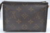 Authentic Louis Vuitton Monogram Poche Toilette 15 M47546 Cosmetics Pouch K8385