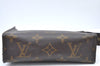 Authentic Louis Vuitton Monogram Poche Toilette 15 M47546 Cosmetics Pouch K8385