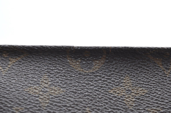 Authentic Louis Vuitton Monogram Poche Toilette 15 M47546 Cosmetics Pouch K8385