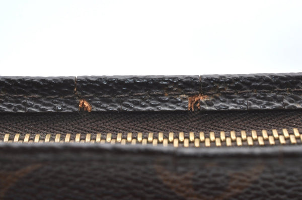 Authentic Louis Vuitton Monogram Poche Toilette 15 M47546 Cosmetics Pouch K8385