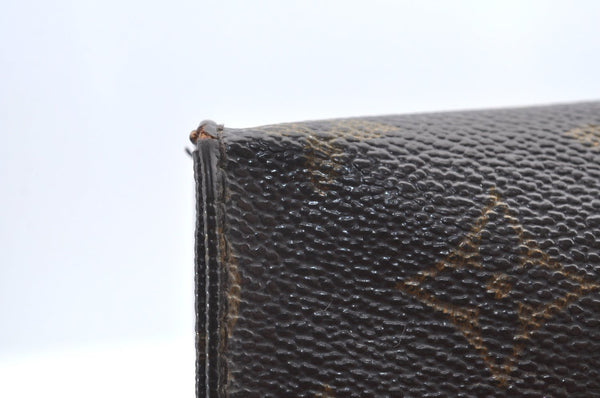 Authentic Louis Vuitton Monogram Poche Toilette 15 M47546 Cosmetics Pouch K8385