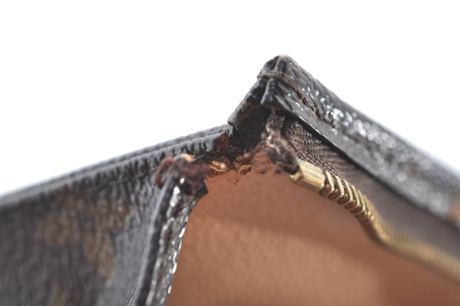 Authentic Louis Vuitton Monogram Poche Toilette 15 M47546 Cosmetics Pouch K8385