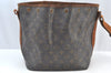 Authentic Louis Vuitton Monogram Petit Noe M42226 Drawstring Bag Junk K8387