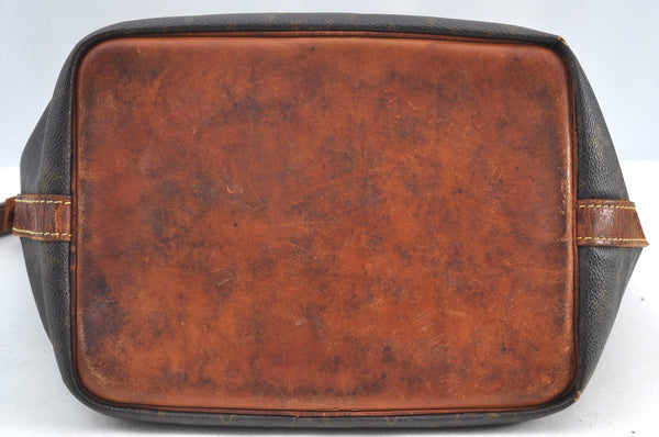 Authentic Louis Vuitton Monogram Petit Noe M42226 Drawstring Bag Junk K8387