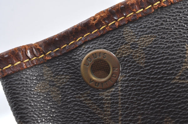 Authentic Louis Vuitton Monogram Petit Noe M42226 Drawstring Bag Junk K8387