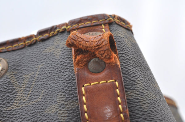 Authentic Louis Vuitton Monogram Petit Noe M42226 Drawstring Bag Junk K8387