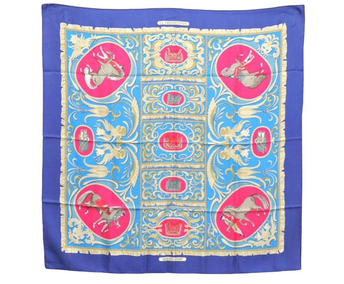 Authentic HERMES Carre 90 Scarf 