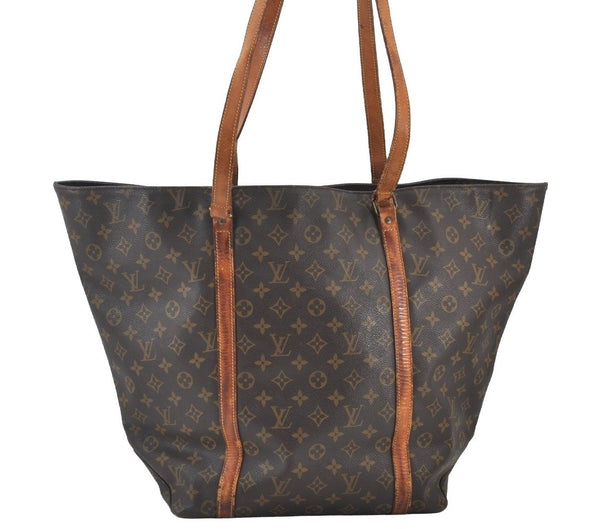 Authentic Louis Vuitton Monogram Sac Shopping GM Tote Bag M51110 LV K8392