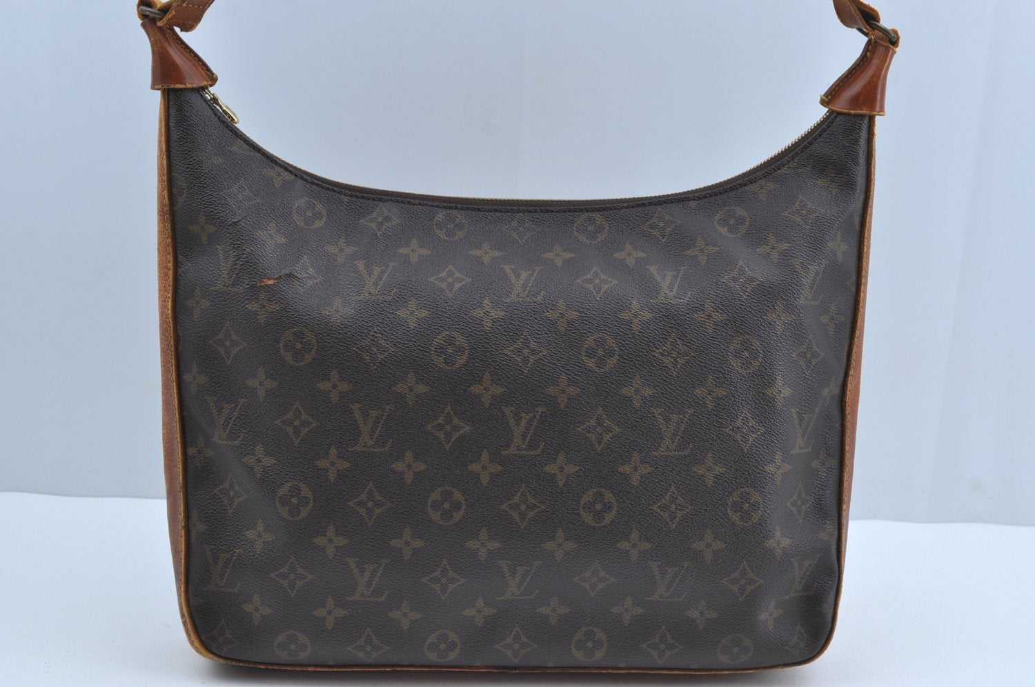 Authentic Louis Vuitton Monogram Boulogne 35 Shoulder Cross Bag M51260 LV K8393