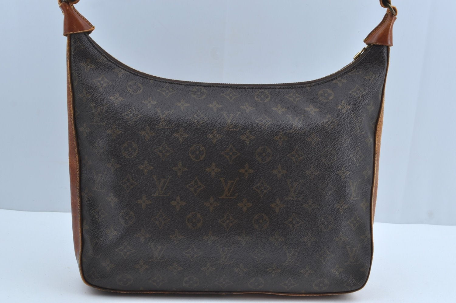Authentic Louis Vuitton Monogram Boulogne 35 Shoulder Cross Bag M51260 LV K8393