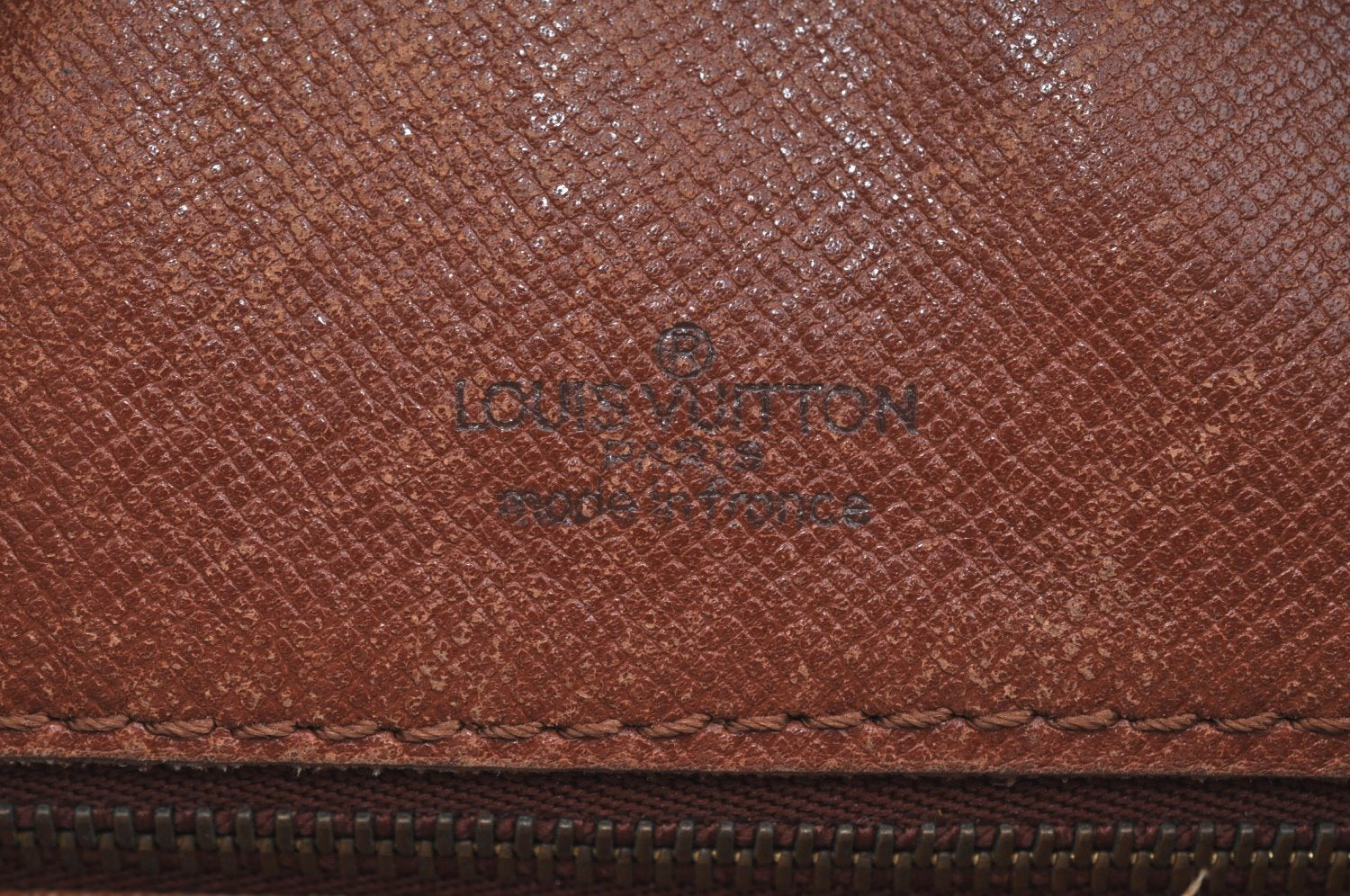 Authentic Louis Vuitton Monogram Boulogne 35 Shoulder Cross Bag M51260 LV K8393