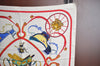 Authentic HERMES Carre 90 Scarf "SPRINGS" Silk White K8400