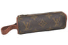 Authentic Louis Vuitton Monogram Etui 3 Golf Ball Case Old Model LV K8403