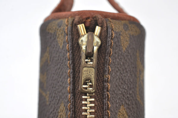 Authentic Louis Vuitton Monogram Etui 3 Golf Ball Case Old Model LV K8403