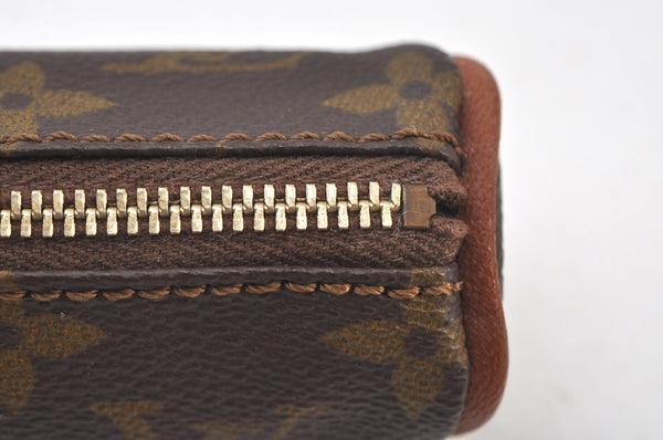 Authentic Louis Vuitton Monogram Etui 3 Golf Ball Case Old Model LV K8403