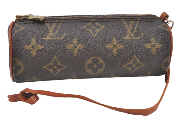 Authentic Louis Vuitton Monogram Papillon Pouch Old Model LV Junk K8404