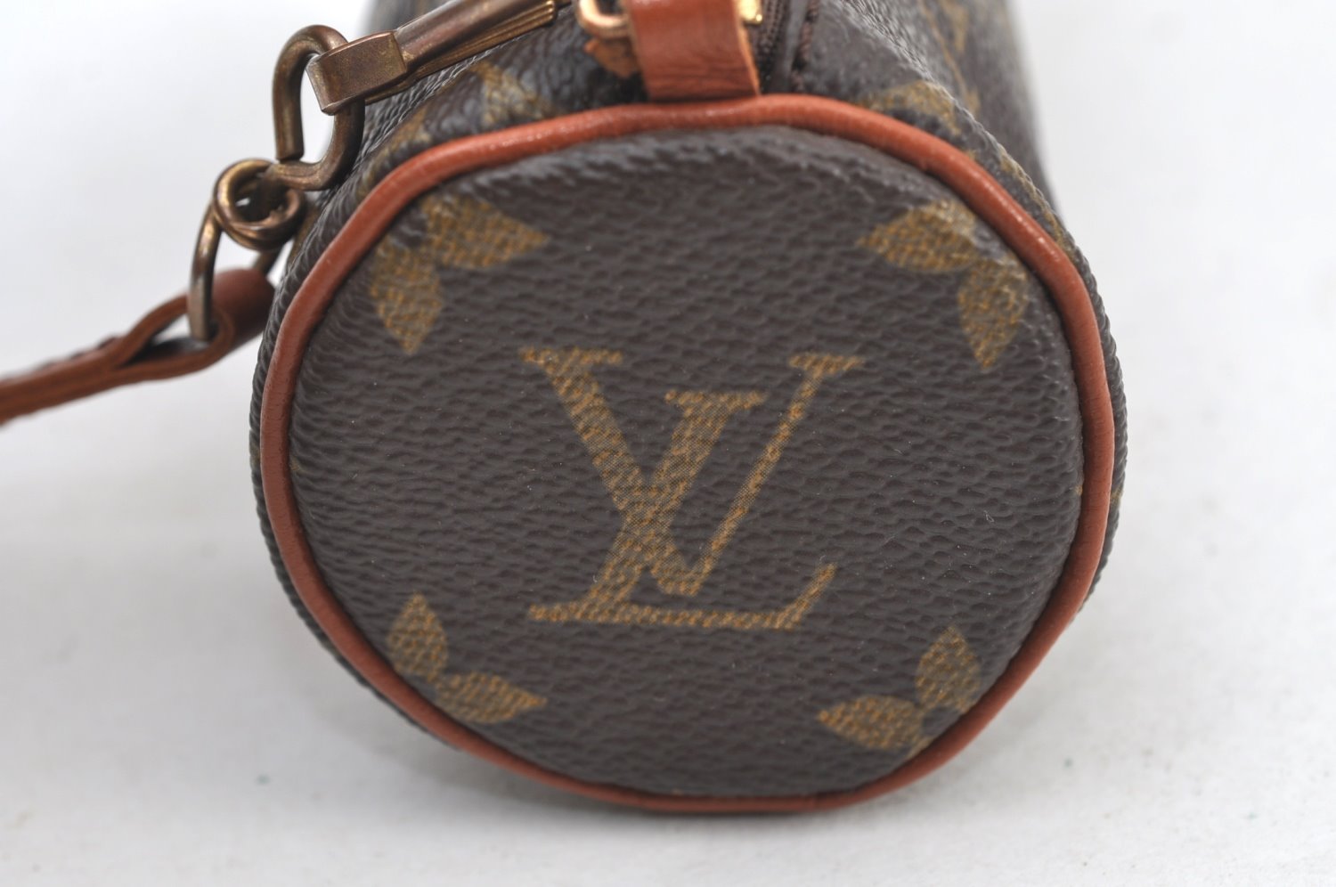 Authentic Louis Vuitton Monogram Papillon Pouch Old Model LV Junk K8404