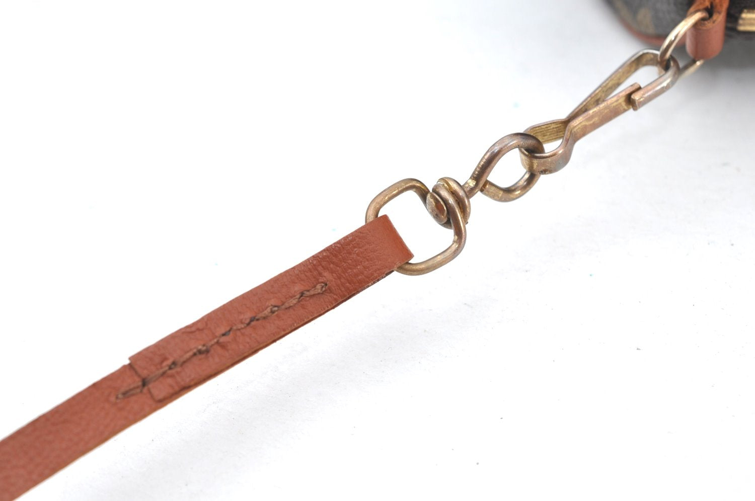 Authentic Louis Vuitton Monogram Papillon Pouch Old Model LV Junk K8404