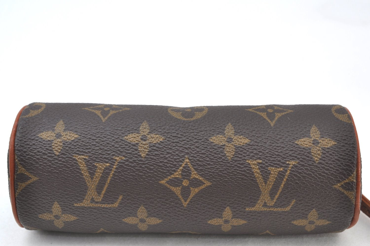 Authentic Louis Vuitton Monogram Papillon Pouch Old Model LV Junk K8404