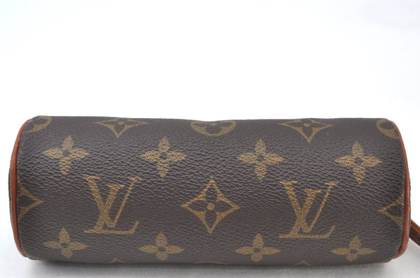 Authentic Louis Vuitton Monogram Papillon Pouch Old Model LV Junk K8404