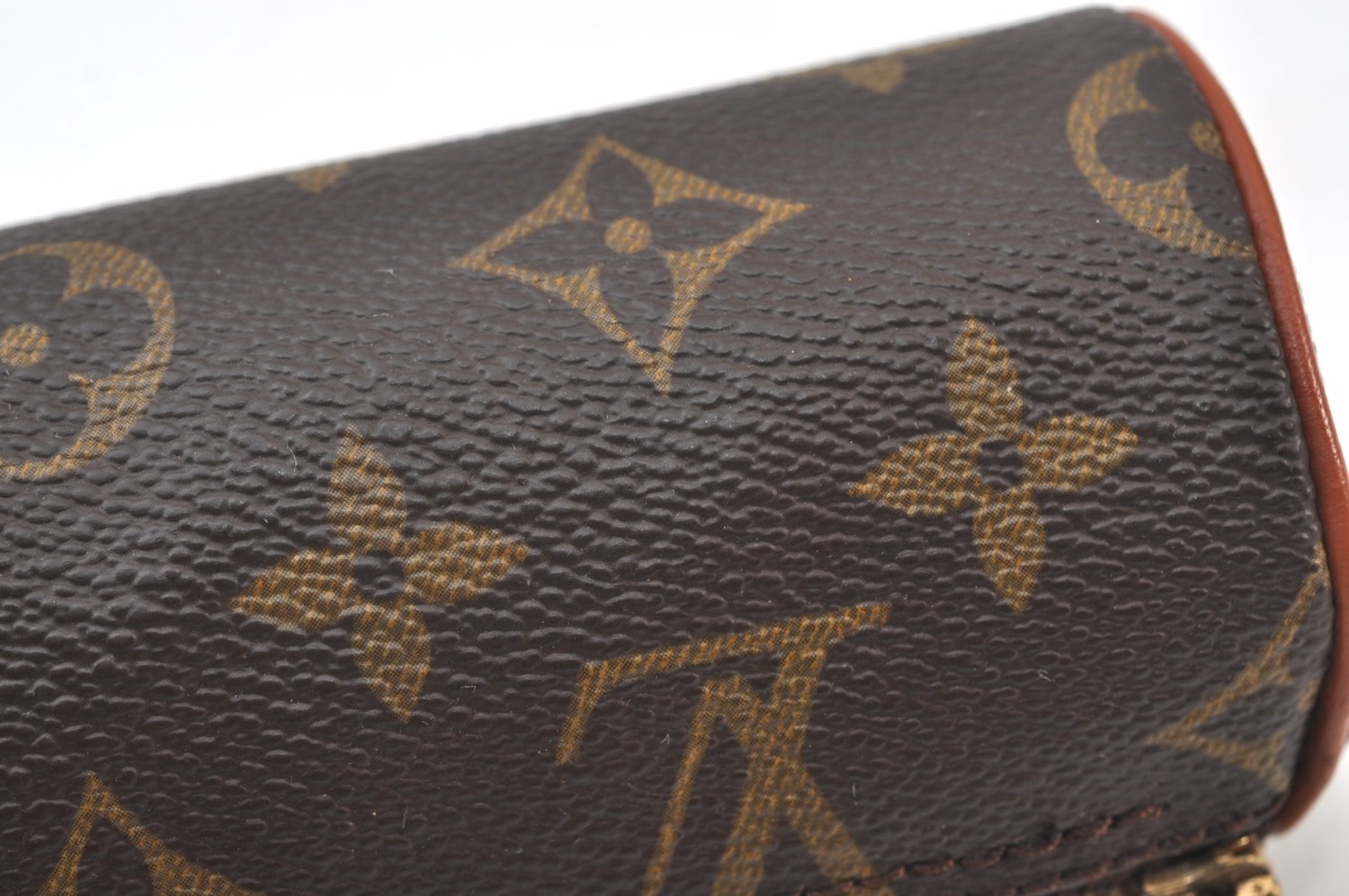 Authentic Louis Vuitton Monogram Papillon Pouch Old Model LV Junk K8404