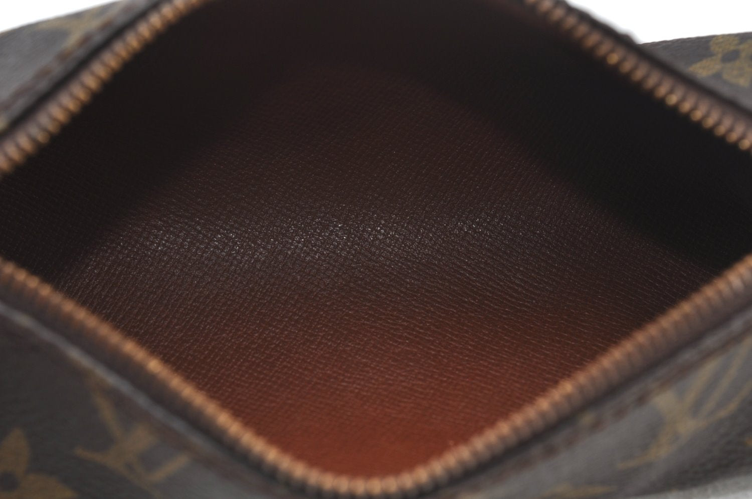 Authentic Louis Vuitton Monogram Papillon Pouch Old Model LV Junk K8404