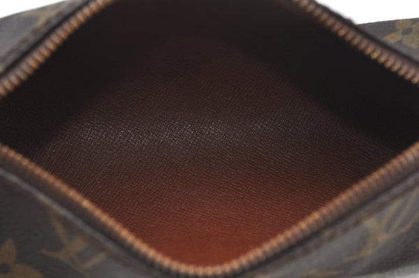 Authentic Louis Vuitton Monogram Papillon Pouch Old Model LV Junk K8404