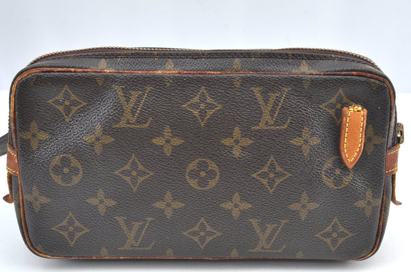 Auth Louis Vuitton Monogram Marly Bandouliere Shoulder Bag M51828 Junk K8406