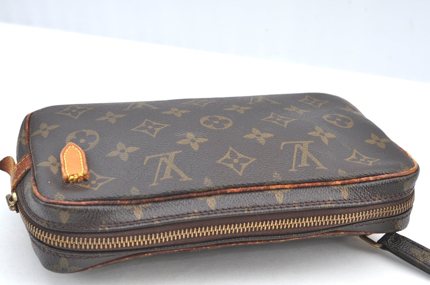 Auth Louis Vuitton Monogram Marly Bandouliere Shoulder Bag M51828 Junk K8406