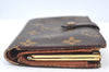 Auth Louis Vuitton Monogram Porte Monnaie Billets Viennois M61663 Wallet K8407