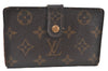 Auth Louis Vuitton Monogram Porte Monnaie Billets Viennois M61663 Wallet K8409