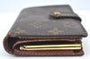 Auth Louis Vuitton Monogram Porte Monnaie Billets Viennois M61663 Wallet K8409