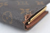 Auth Louis Vuitton Monogram Porte Monnaie Billets Viennois M61663 Wallet K8409